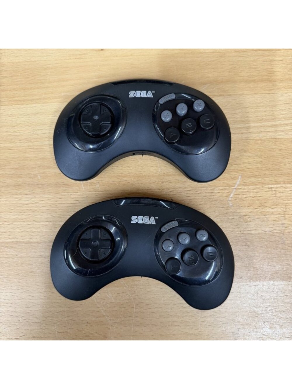 Lot Of 2 MK-1629 Sega Genesis Wireless Controllers No Dongle